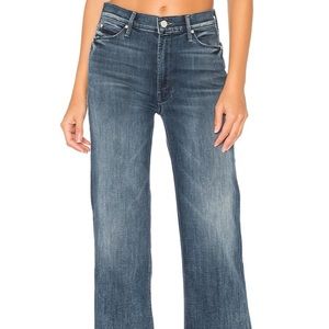 Mother Denim wideleg cropped cutoff jeans Sz 25